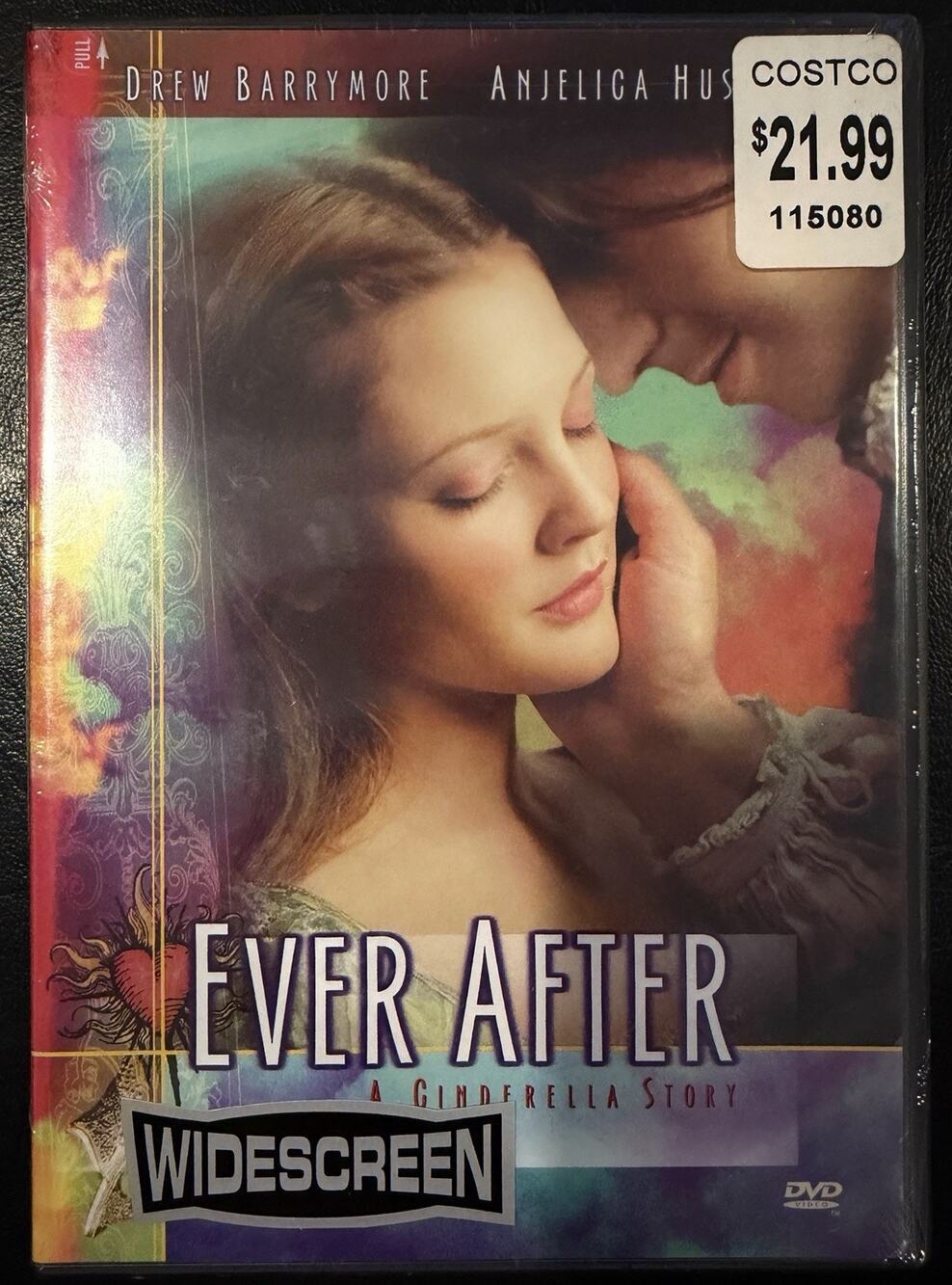 Ever After: A Cinderella Story 1998 DVD 2002 Drew Barrymore Anjelica Huston New
